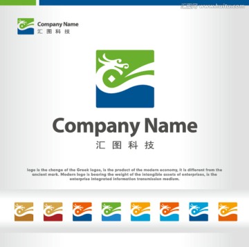 logo設(shè)計龍logo字母C