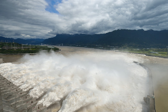 三峡泄洪