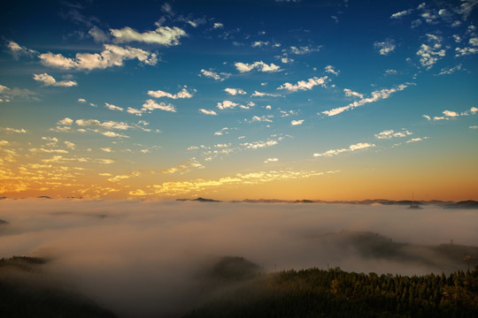 家乡美 雾景