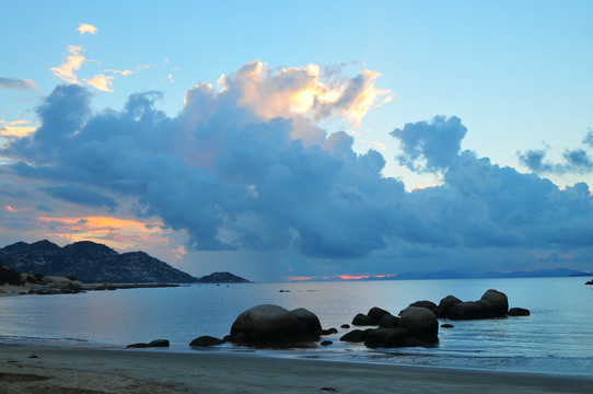 海洋海岛 碧海蓝天 海上日出