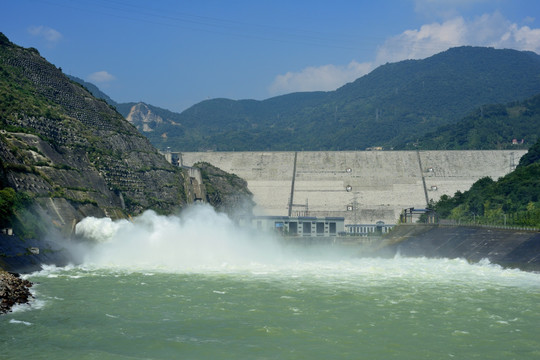 都江堰紫坪铺大坝