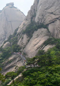 黄山天梯 黄山之路