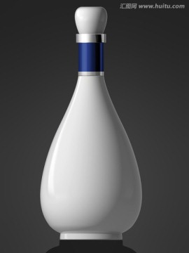 乳玻瓶设计效果图