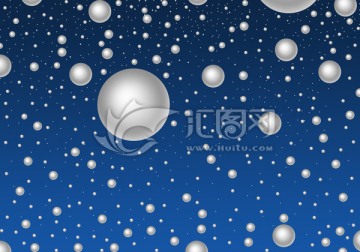 3D球形星空背景