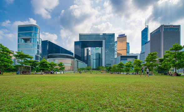 香港金钟 建筑群