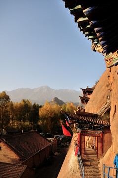 马蹄寺景区 寺庙 洞窟 石窟群