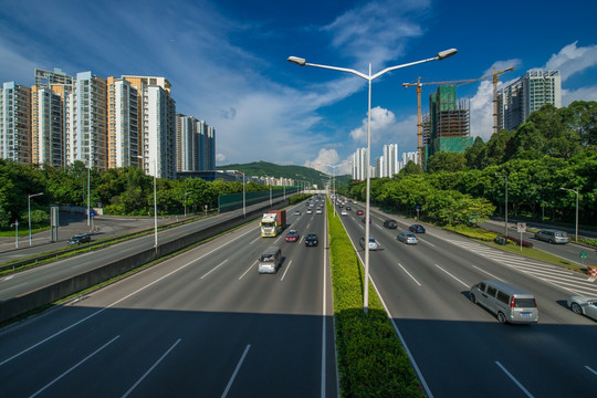 高速公路 快速公路 城市道路