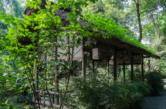 成都杜甫草堂 茅屋故居