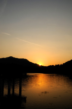 大夫山森林公园 夕阳