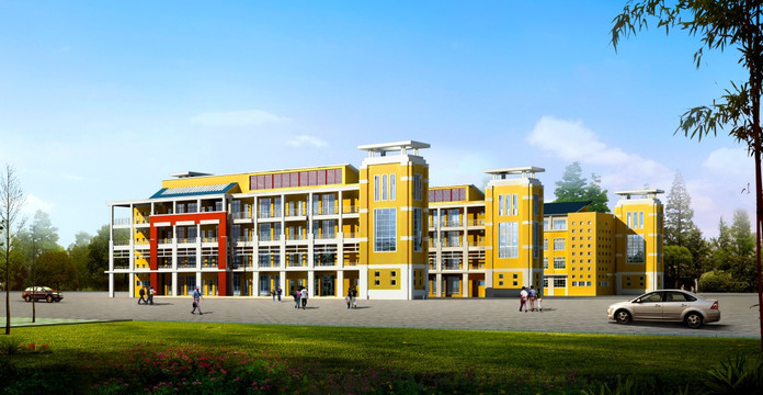 幼兒園效果圖