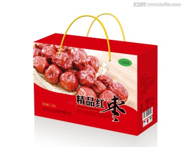 紅棗包裝設計（平面圖）