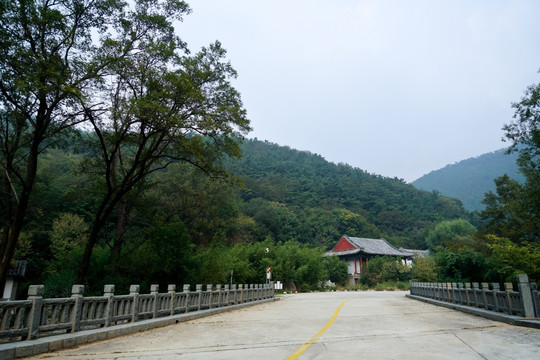 泰山桃花峪风光