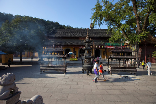 定慧寺 寺庙 镇江焦山风景区