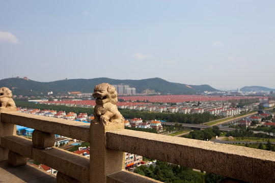 华西村 鸟瞰 中国 江苏 村镇