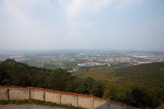 华西村 鸟瞰 中国 江苏 村镇