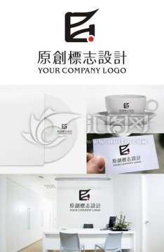 简洁企业标志 高档LOGO