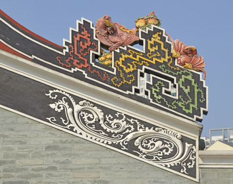 岭南风格装饰砖雕