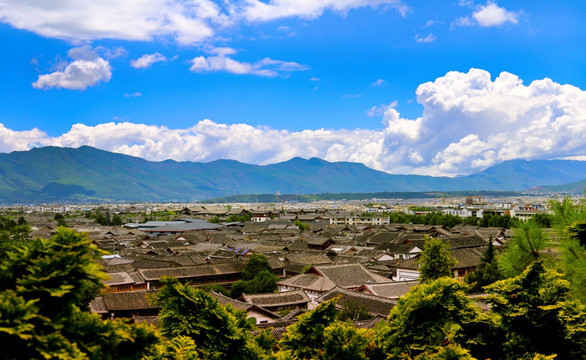 丽江古城全景（高清）