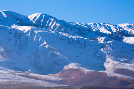 雪山  山脉 天山