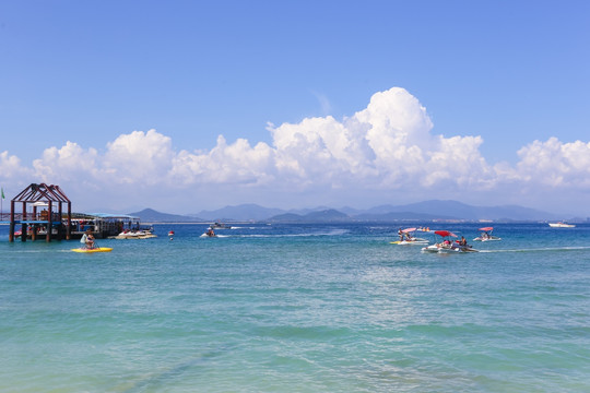 海南三亚蜈支洲岛风景