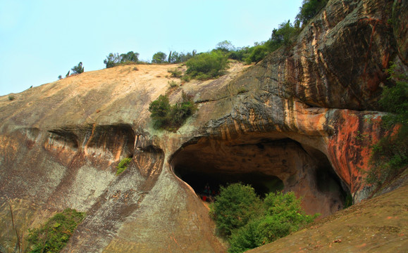 丹霞地貌 峡谷 丘壑 山景 国