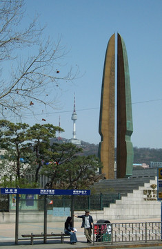 韩国战争纪念馆露天展览场