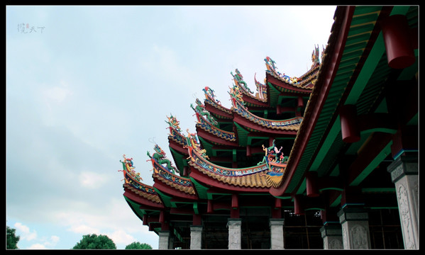 天竺岩寺 屋顶 屋檐