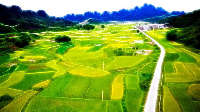 抽象田野