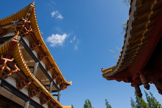 四川梓潼七曲山大庙雷音寺建筑