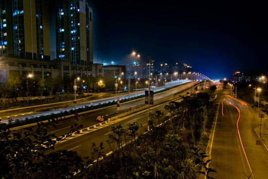 南宁 洪锦立交桥 夜景