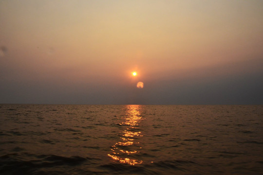 洞里萨湖日落
