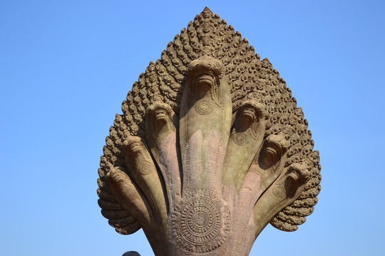 柬埔寨七头蛇图腾
