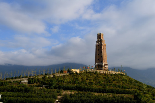 四川茂县古羌城碉楼