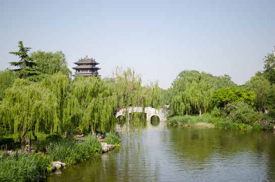 济南 大明湖 景区