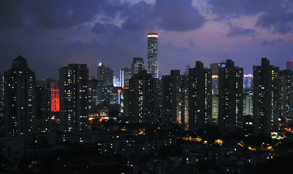 赛格广场夜景