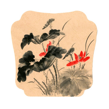 裝飾畫 荷花