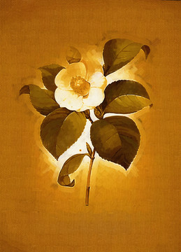 裝飾畫 抽象花卉
