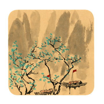 桂林山水畫 裝飾畫 山水畫