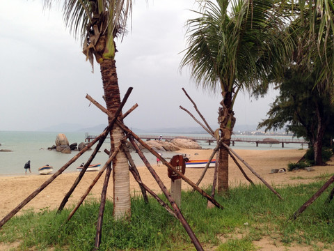 天涯海角 风景区 海边 海南省