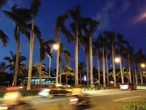 海口市 公路 天空 城市 蓝天