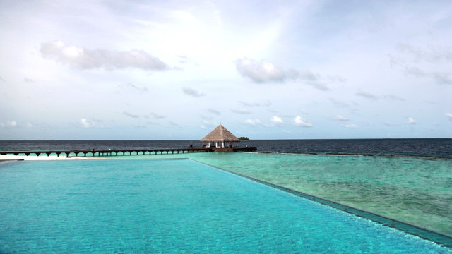 马尔代夫海上自然风光