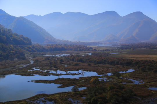 神龙架大九湖 山水景区 金秋