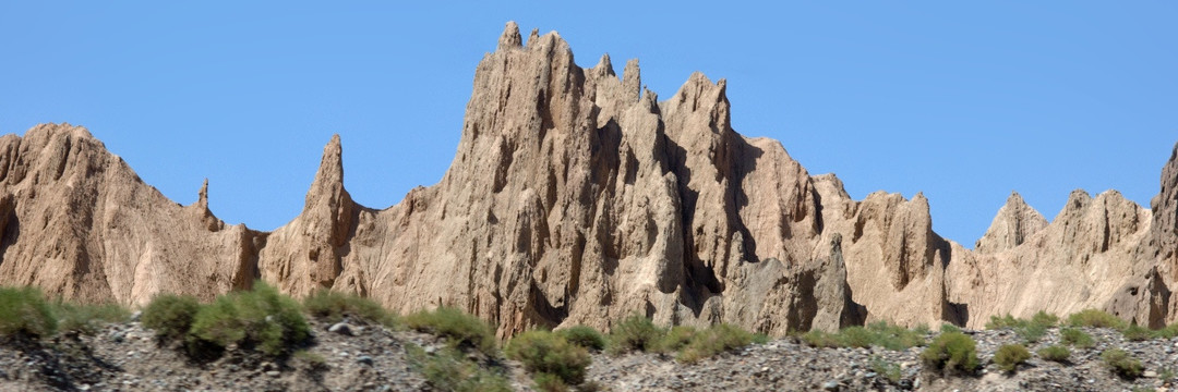 天山 干旱 雅丹地貌 荒凉景观