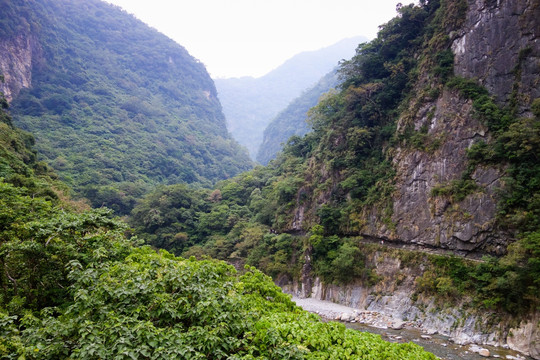 砂卡礑步道远眺