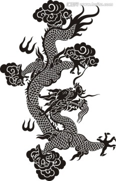 龍紋矢量圖