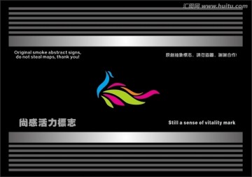 鳳凰孔雀抽象標(biāo)志