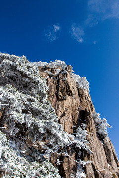 安徽黄山雪景