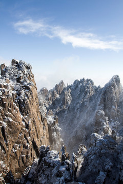 安徽黄山雪景