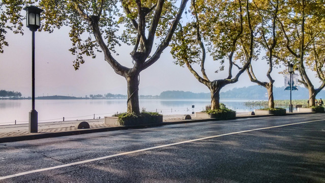 杭州西湖秋景