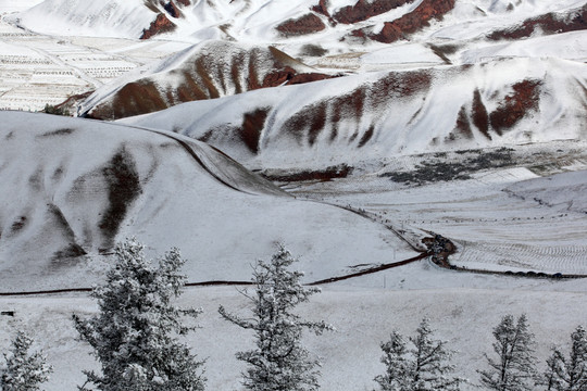 卓尔山雪景